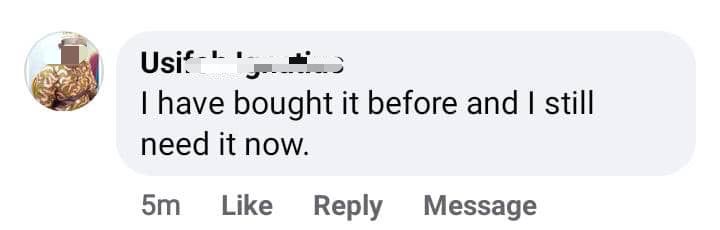 Customer testimonial screenshot